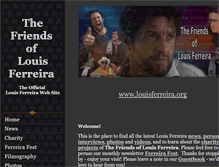 Tablet Screenshot of louisferreira.org